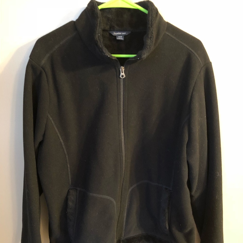 Lands end fleece coat